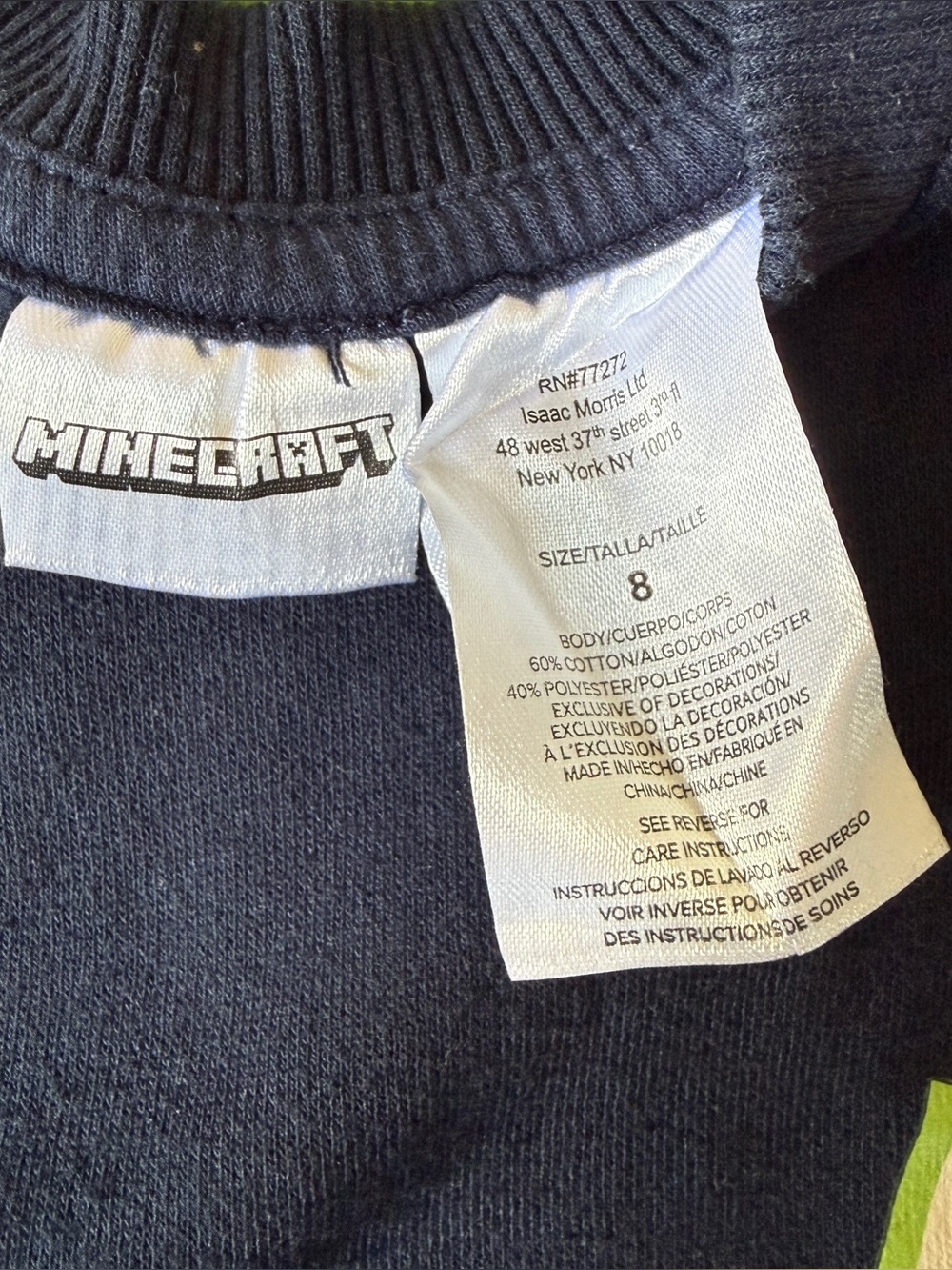 Minecraft Sweatshirt - Picture 4 of 4